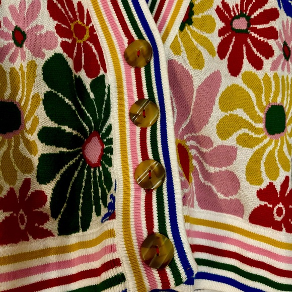 Farm Rio Sunny Daisies Cardigan - Picture 4 of 6